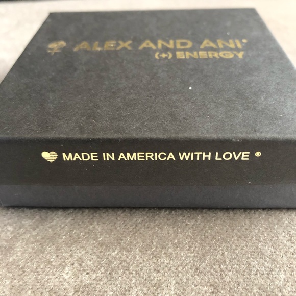 Alex and Ani necklace with “S” charm + 2 stone charms in box - Oct birthstone - Picture 4 of 8